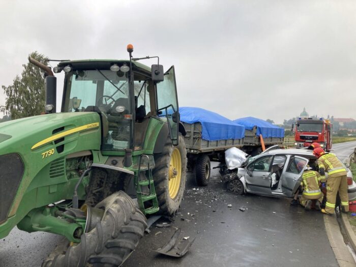 wypadki z udziałem ciągników rolniczych, gostyń, Pawłowice, powiat pszczyński, Marcin Nyczka