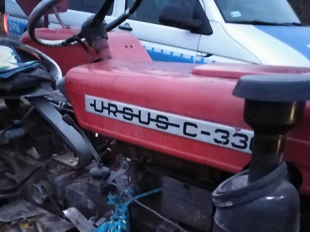 Konojady, powiat brodnicki, test silnika ciągnika rolniczego