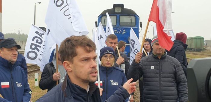 blokada torów w Woli Baranowskiej, Michał Kołodziejczak, Agrounia, ceny nawozów