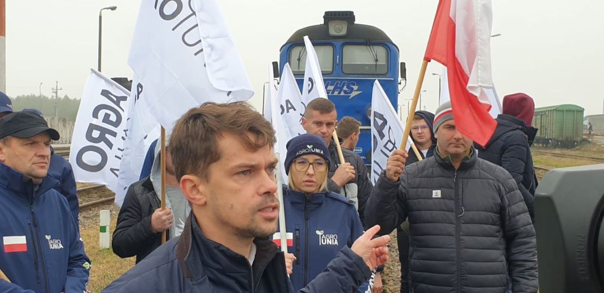 blokada torów w Woli Baranowskiej, Michał Kołodziejczak, Agrounia, ceny nawozów
