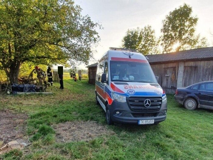 kosiarka konna, Paweł Mara, Podlesie, gmina Pińczów