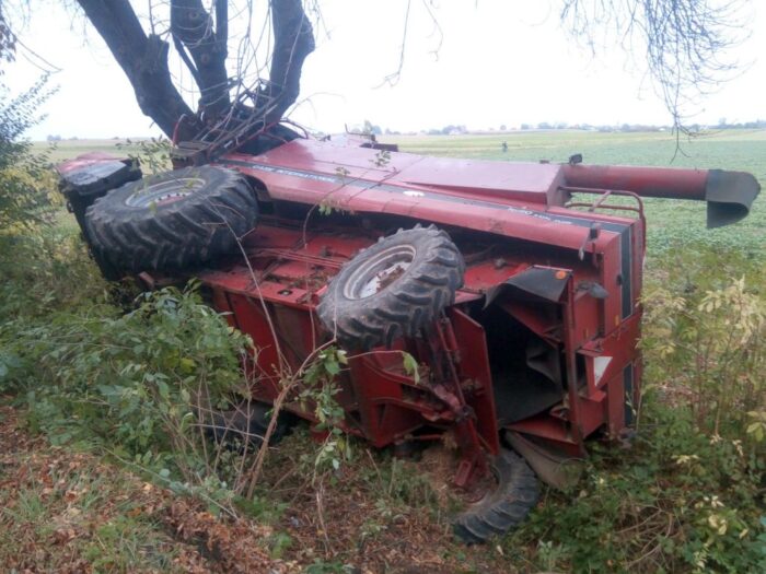 wypadki z udziałem kombajnów, Brzeg, Marek Zagórski, KP PSP Brzeg