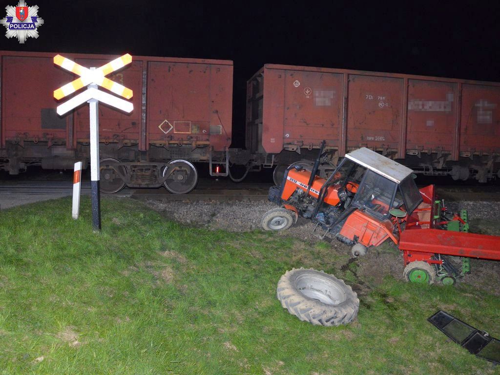 traktor wjechał pod pociąg, Niedzieliska, powiat zamojski, Dorota Krukowska-Bubiło