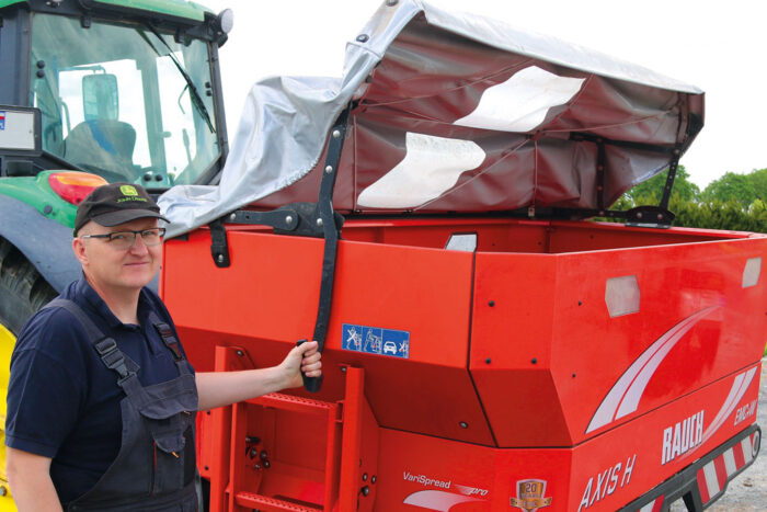 rozsiewacz Rauch, Łukasz Wlekły, Jędrzejewo, powiat czarnkowsko-trzcianecki