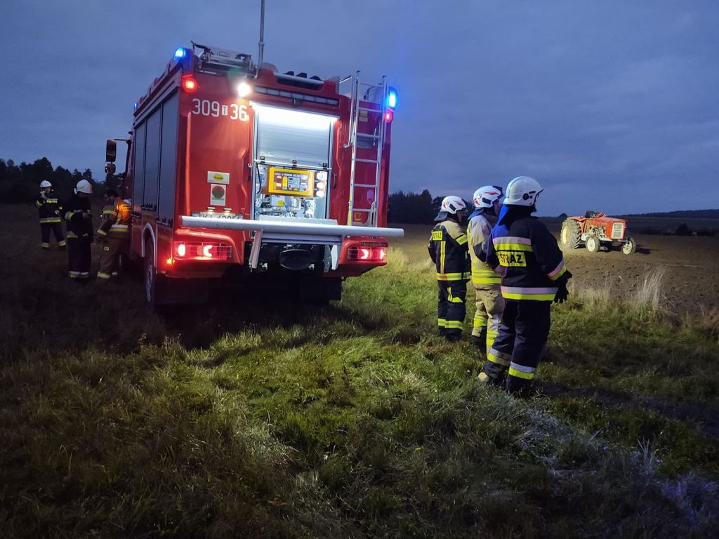 śmierć pod ciągnikiem, Dobrzeszów, powiat kielecki, Marcin Nyga