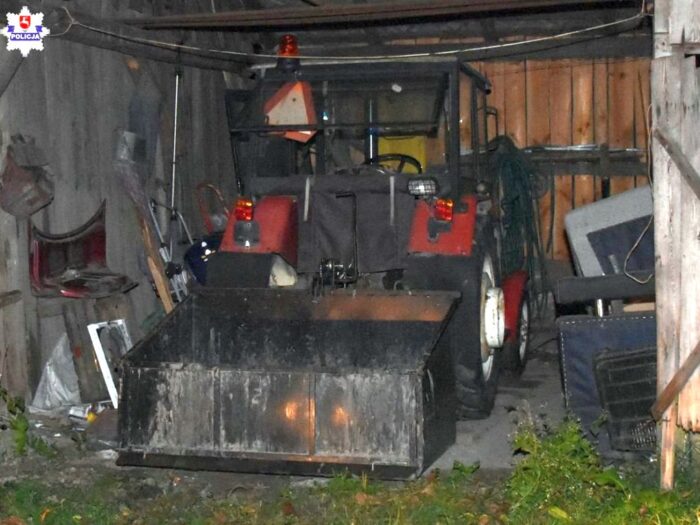 kradzież ciągnika rolniczego, Opole Lubelskie, Edyta Żur, gmina Józefów nad Wisłą