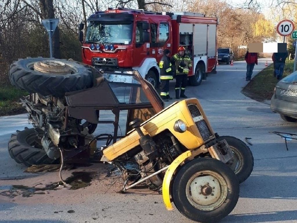 wypadki z udziałem ciągnikówi, Zborów, powat buski, Tomasz Piwowarski