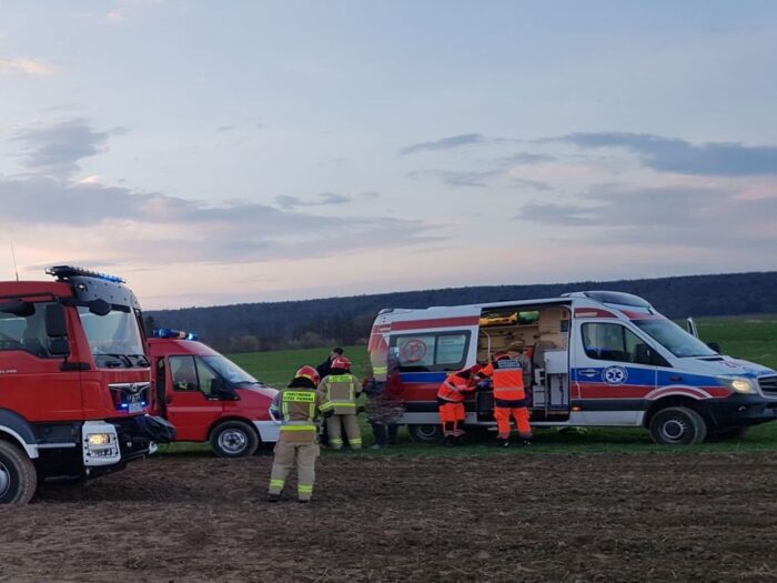 wypadki w rolnictwie, Lisia Góra, powiat tarnowski, Sapieżyn, powiat krotoszyński