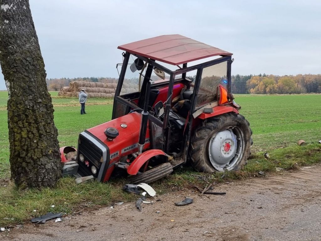 wypadki z udziałem ciągników rolniczych, Boże, Uzdowo, powiat działdowski