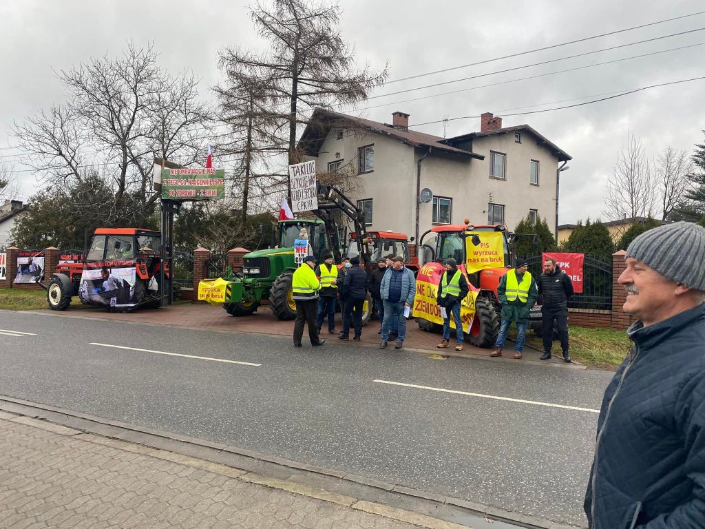 Michał Kołodziejczak, Agrounia, Baranów, budowa CPK, Centralny Port Komunikacyjny