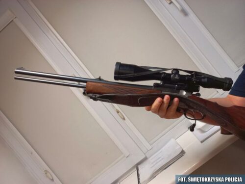 gmina Pińczów, broń myśliwska, polowanie, Damian Stefaniec