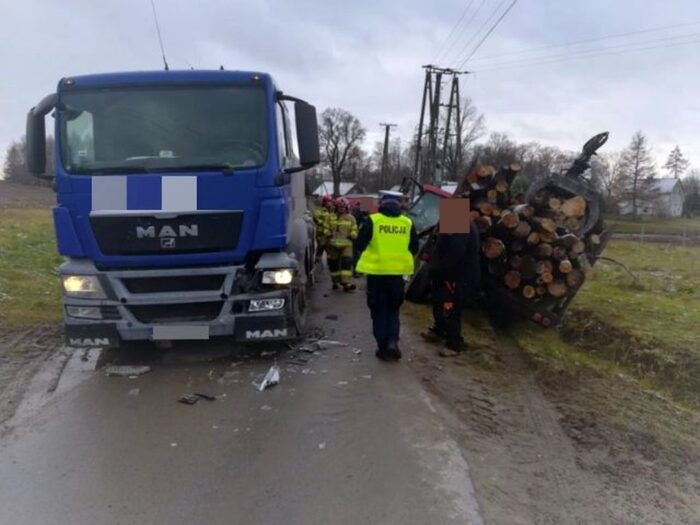 wypadki z udziałem ciągników, Krasne, powiat przeworski, KPP Przeworsk