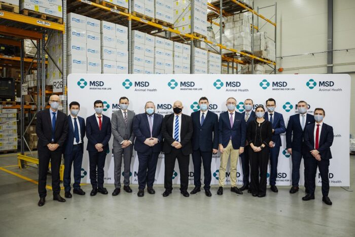 MSD, MSD Animal Health, MSD Psary Małe, Tadeusz Kościński, Ryszard Bartosik, Cyril Schiever, Hans-Guenther Dittrich