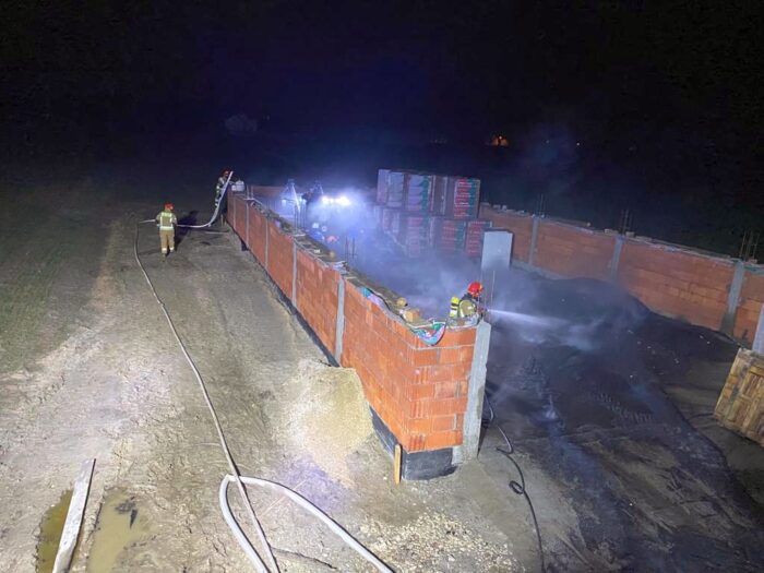 pożar nawozu organicznego, Ignacówka, Karol Błaszczyk, KP PSP Jędrzejów