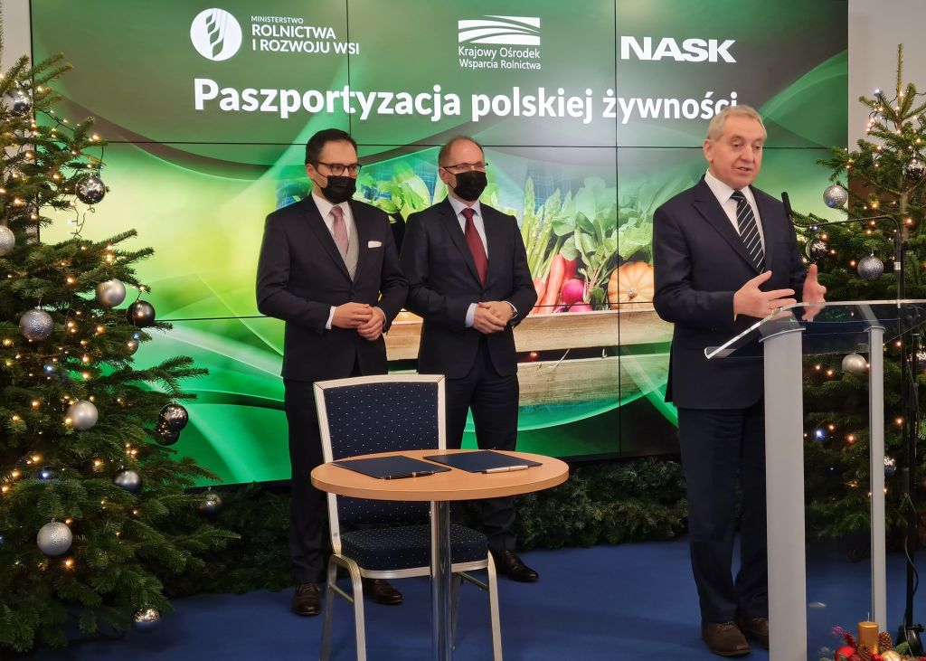 PaszportyzacjiaPolskiej Żywności, KOWR, NASK, Michał Wiśniewski, Wojciech Pawlak