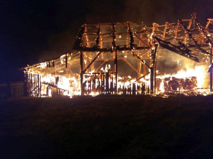 podpalił sąsiadowi gospodarstwo, gmina Iława, Kisielice