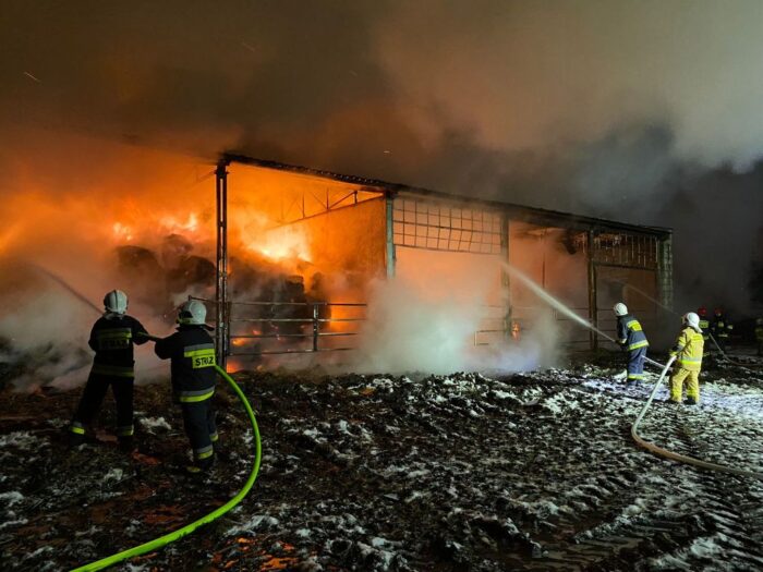 pożary w gospodarstwach, Marcin Elwart, KP PSP w Lęborku, Kopaniewo