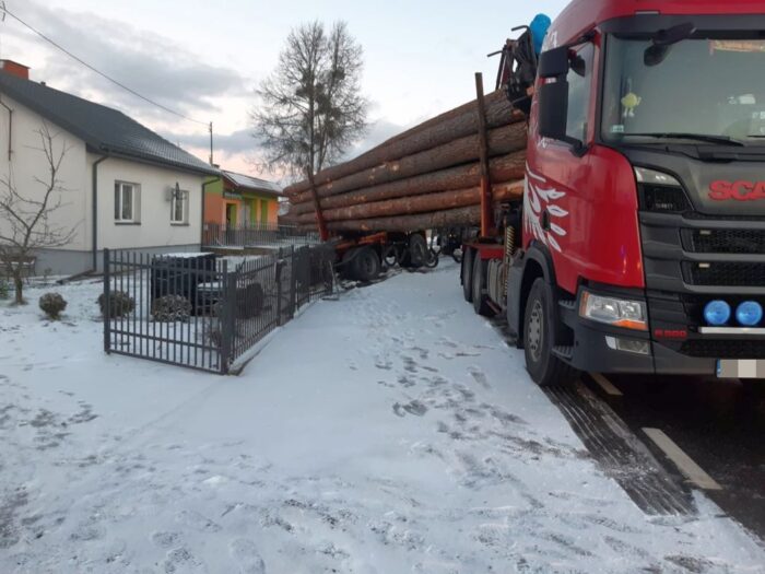 ciężarówka, wypadek