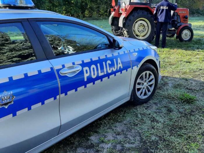 pijani traktorzyści, Podlasie, KPP w Kolnie, Turośl