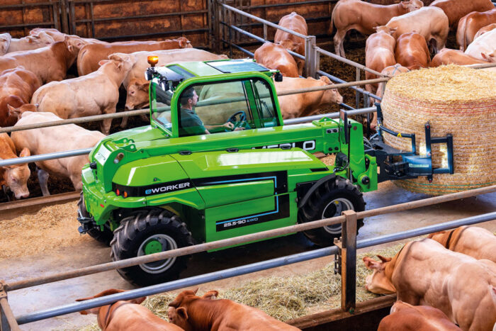 Elektryczna ładowarka teleskopowa Merlo, Merlo, RPT, Rolniczy Przegląd Techniczny