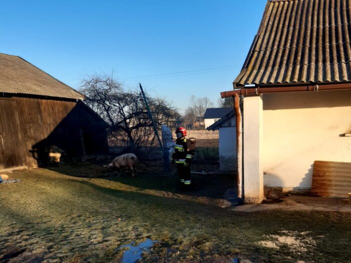 pożary w gospodarstwach, Krzysztof Jach, Dalechowice, powiat bydgoski, Wilcze