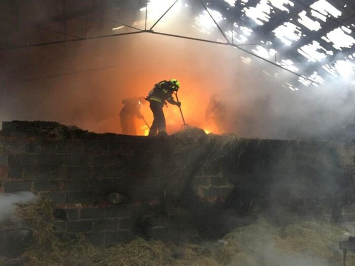 pożary w gospodarstwach, powiat pleszewski, Mariusz Glapa, Murzynowo, Lubania-Lipiny