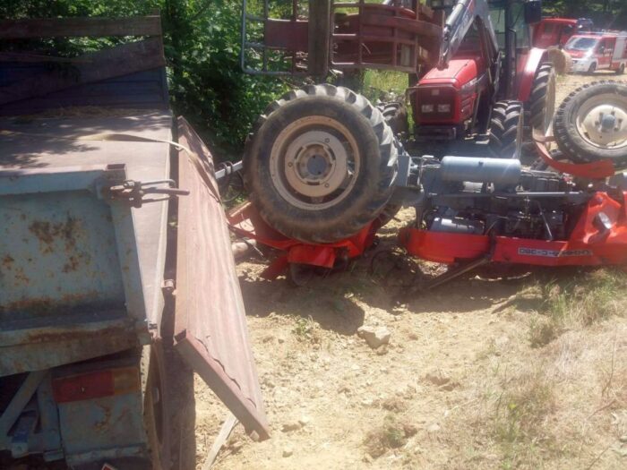wypadki z udziałem ciągników, gmina Leśniowice, powiat chełmski, lubelszczyzna