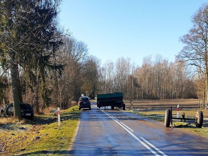 wypadki z udziałem ciągników rolniczych, Zakrzewo, Lipka, Damian Pachuc, KPP Złotów