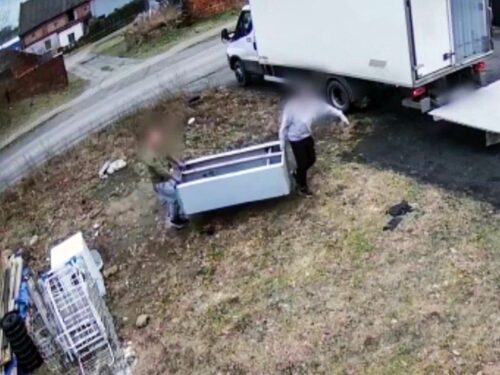 OSP Mostki, powiat świebodziński, KPP Świebodzin, złodzieje złomu