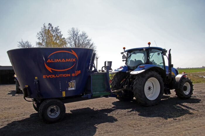 Alima Bis, Alimamix Evolution, wozy paszowe, system nadstawek, nadstawki, TMR, mieszanie paszy, stal, ślimaki, pasza