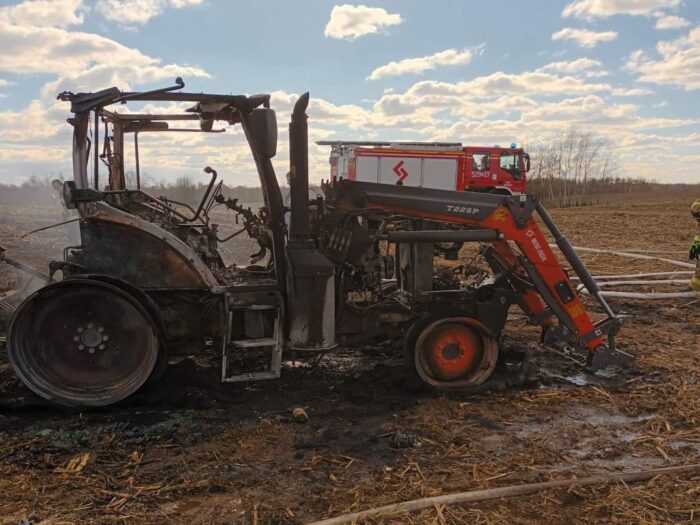 pożary w gospodarstwach, pożary na polach, Kakulin, Sitno, Piotr Kaczmarek