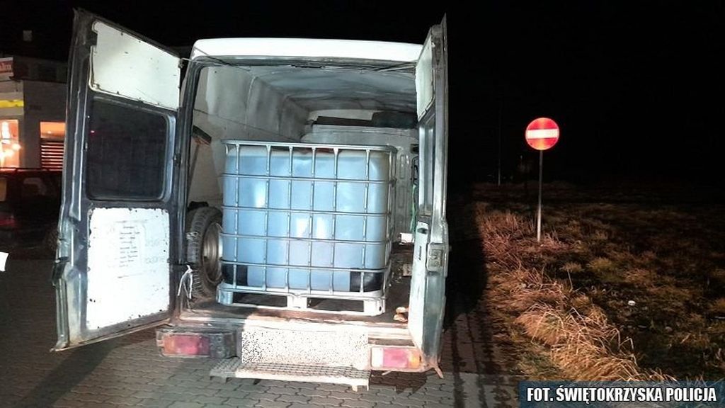 przewóz paliwa, KPP Sandomierz, powiat opatowski