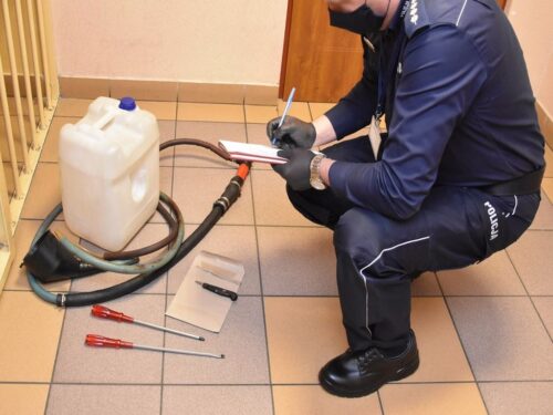 kradzież paliwa z gospodarstwa, zniszczony kurnik, Angelika Głąb-Kunysz, Milewo-Tabuły, powiat przasnyski