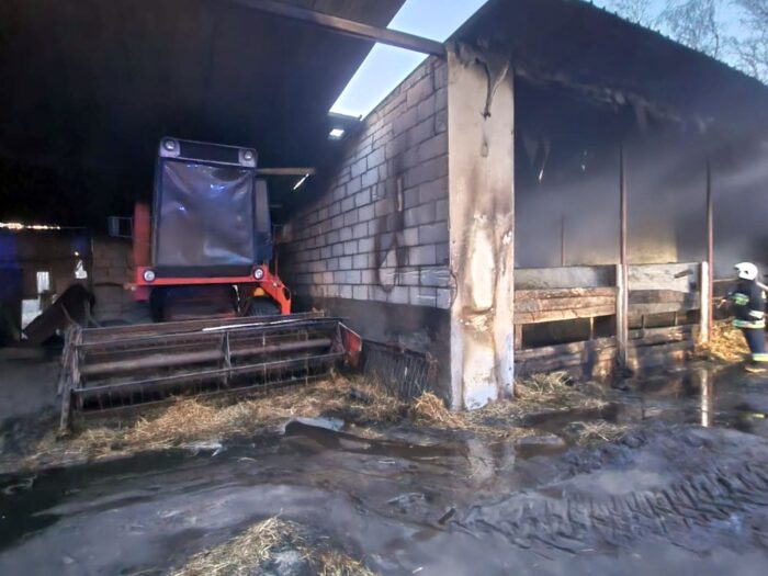 pożary w gospodarstwach, Wioska, Marcin Nowa, KP PSP Grodzisk Wielkopolski