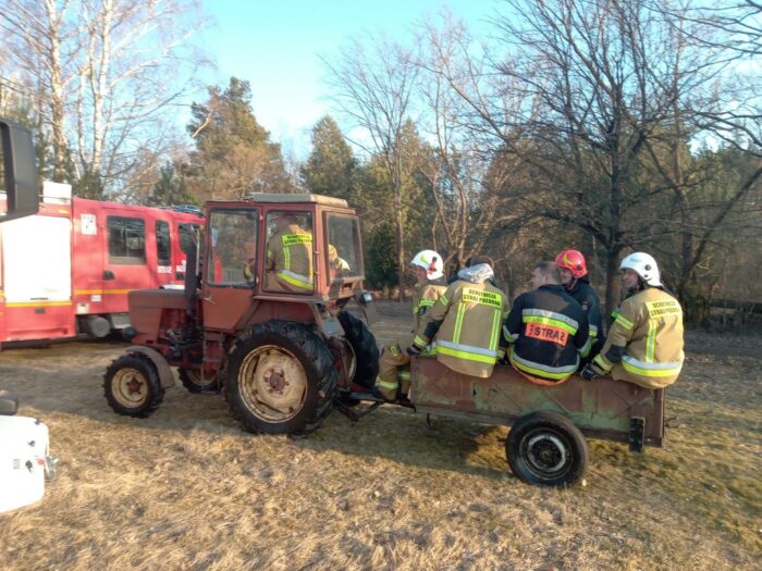 Dzbenin, powiat ostrołęcki, OSP, akcja gaszenia pożaru