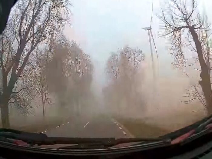 burza piaskowa, zniszczone uprawy, plantacje buraków, Aleksander Decowski