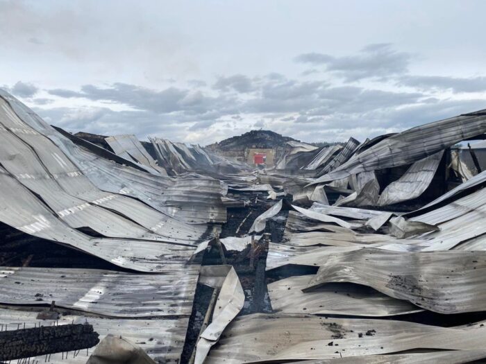 pożar kurnika, Krzysztof Pisz, Mielęcin, KP PSP Choszczno