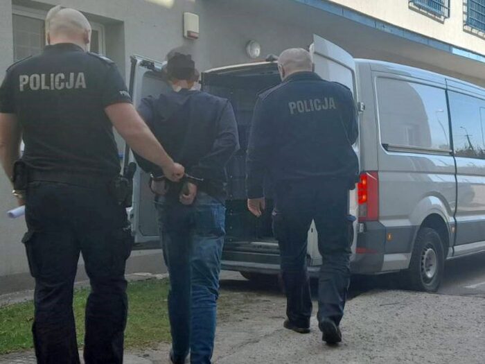 ostrów mazowiecka, areszt, policja, podpalacz