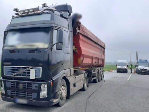 transport kukurydzy, transport owoców, WITD Radom, kontrola drogowa