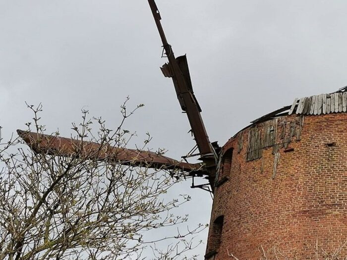 wiatrak w Zdrzewnie, gmina Wicko, powiat lęborski, KPP Lębork