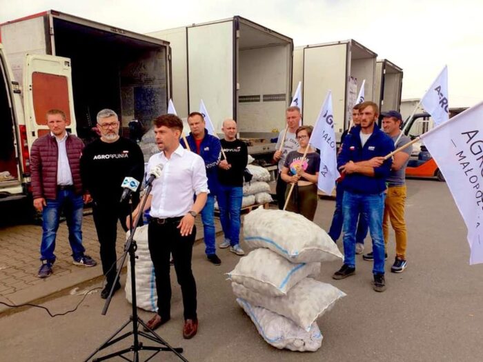 rynek hurtowy w Rybitwach, Agrounia, Michał Kołodziejczak, fałszowanie pochodzenia żywności