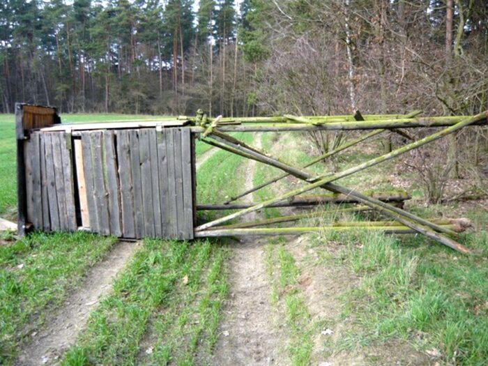 postrzelenie na polowaniu,  Sieniec, powiat wieluński, KPP w Wieluniu