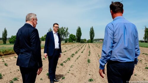 Mateusz Morawiecki , Henryk Kowalczyk, Michalin, wsparcie dla rolnictwa