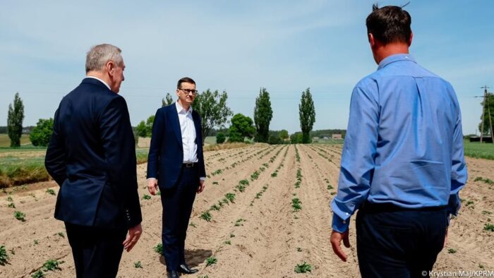 Mateusz Morawiecki , Henryk Kowalczyk, Michalin, wsparcie dla rolnictwa