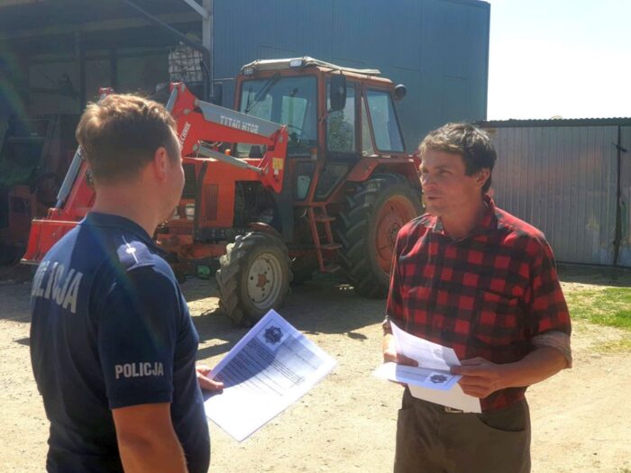 powiat piotrkowski, prace polowe, zasady bezpieczeństwa w rolnictwie