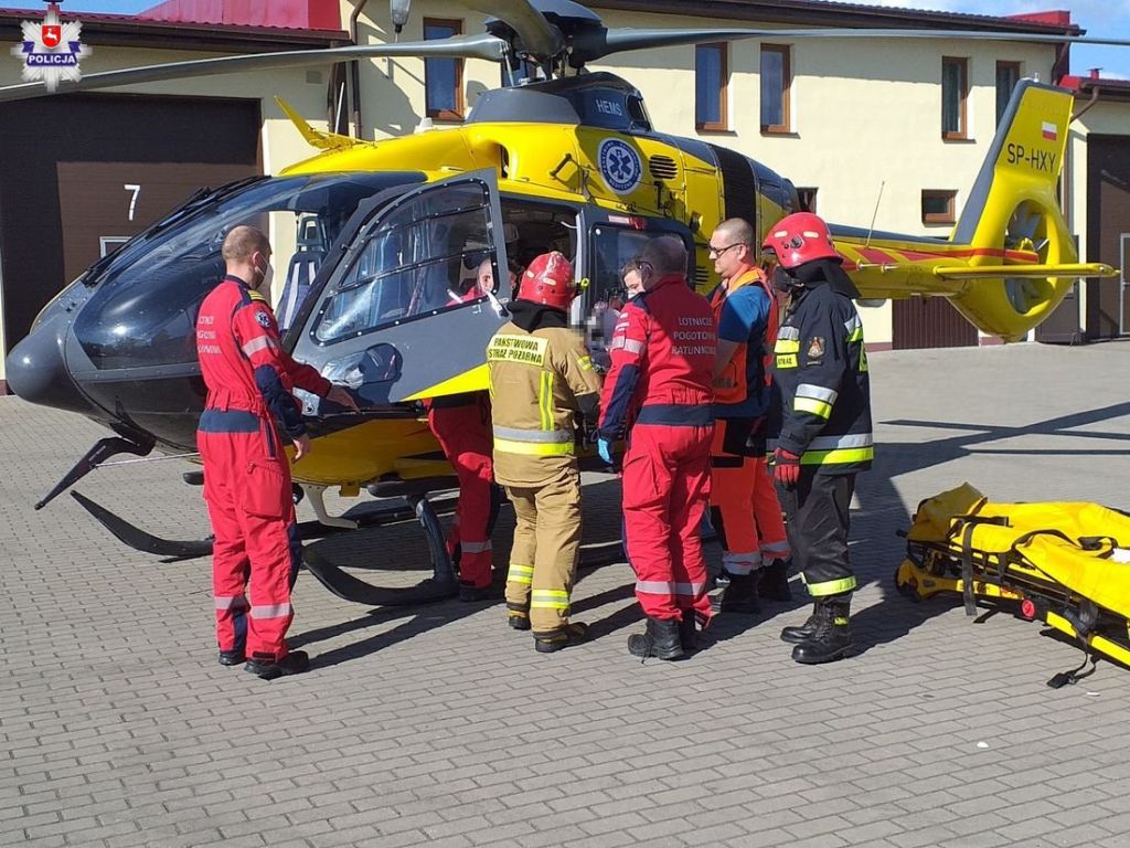 helikopter, straż pożarna, lpr