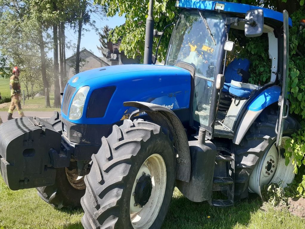 wypadki z udziałem ciągników rolniczych, transport zboża, Mojsławice, Marcin Lebiedowicz