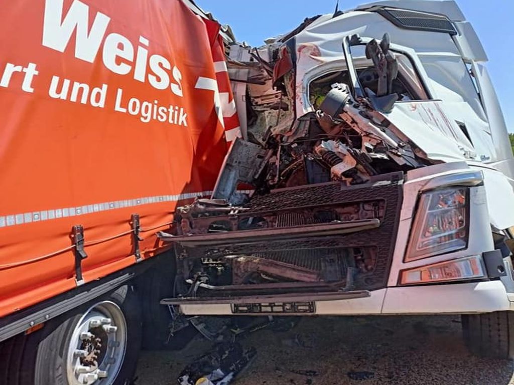 transport zboża, Krapkowice, autostrada A4, KP PSP Krapkowice