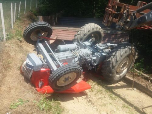 Czchów, powiat brzeski, mężczyzna zginął pod ciągnikiem, wypadki podczas prac polowych