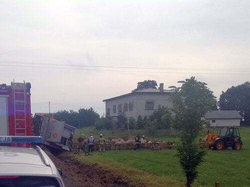 transport trzody chlewnej, Przełęk, powiat działdowski, KPP Działdowo